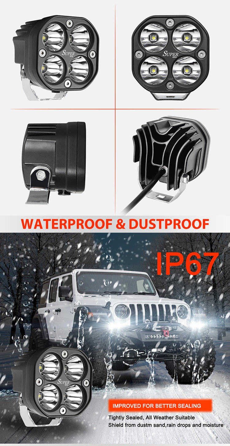 Квадратна фара 120w. - Зображення 4