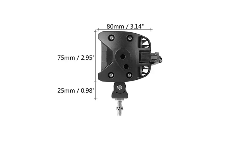 Лед балка CREE 9D  21см 30W - Зображення 11