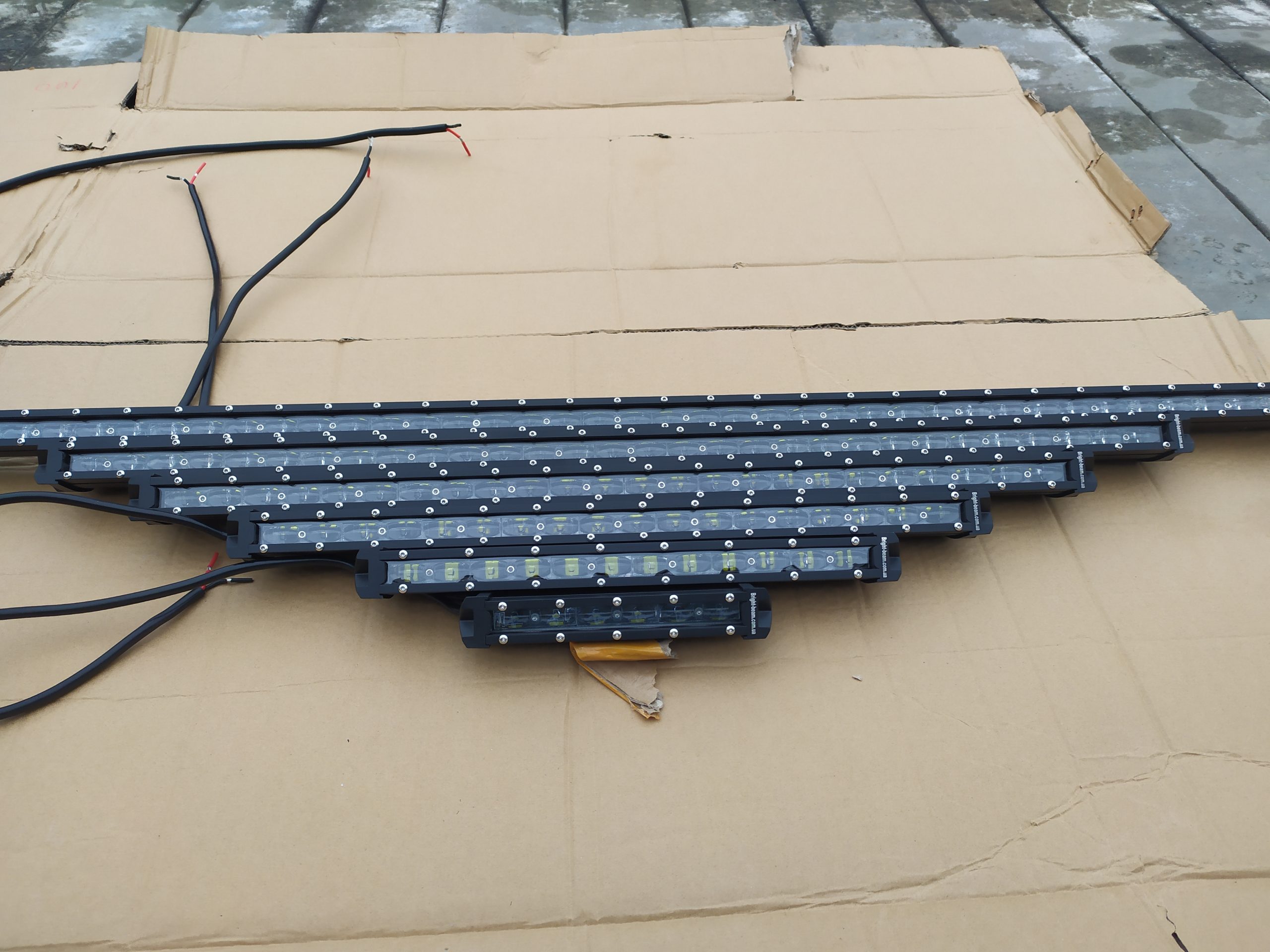 Ультра тонка світлодіодна лед балка 120W 65см - Зображення 11