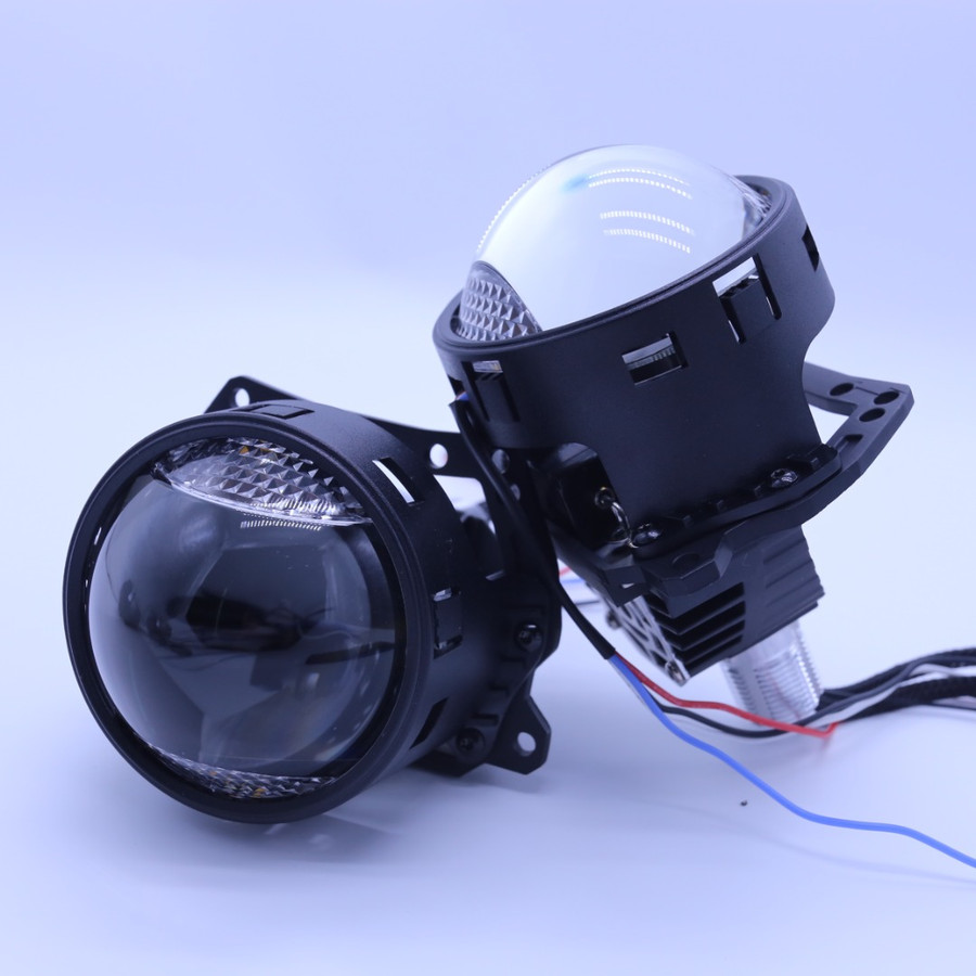 Лінза Bi-Led 3"дюйма  36/45 Ватт, 12 вольт, 6000 К з DRL&Truning light - Зображення 2