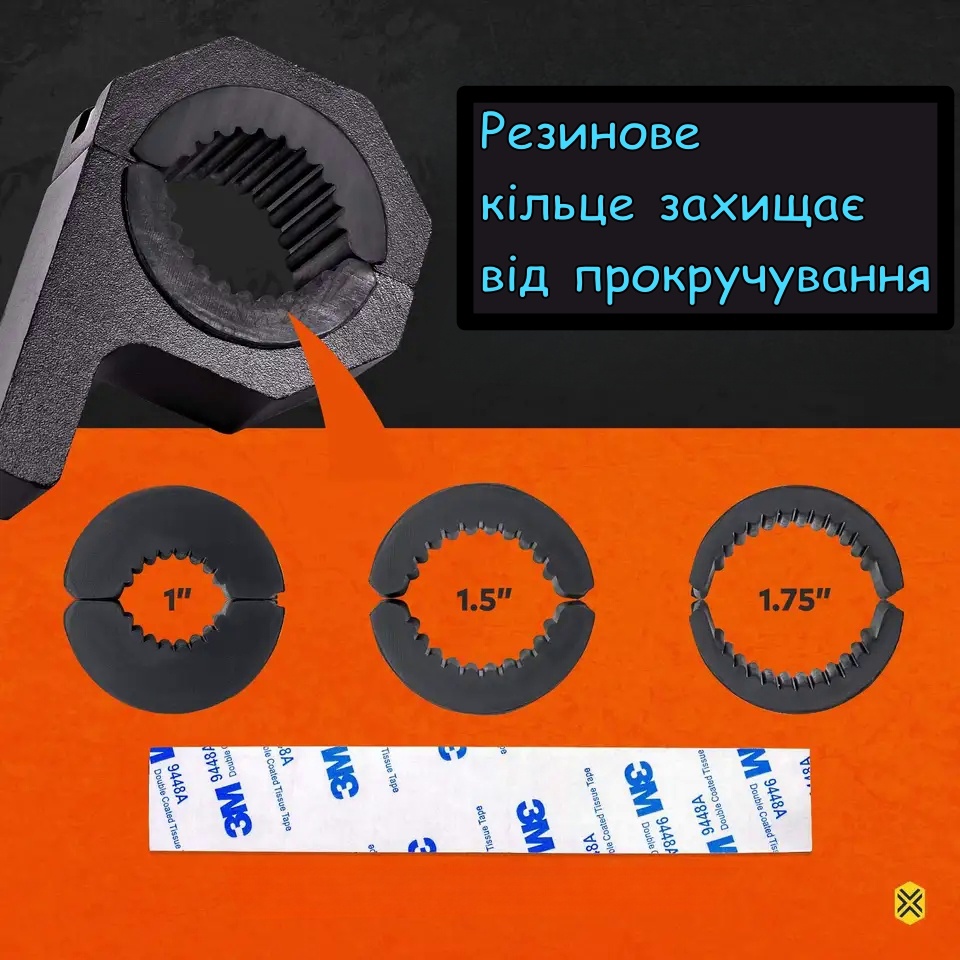 Кріплення на трубу, кенгурятник для фари, балки - Зображення 3